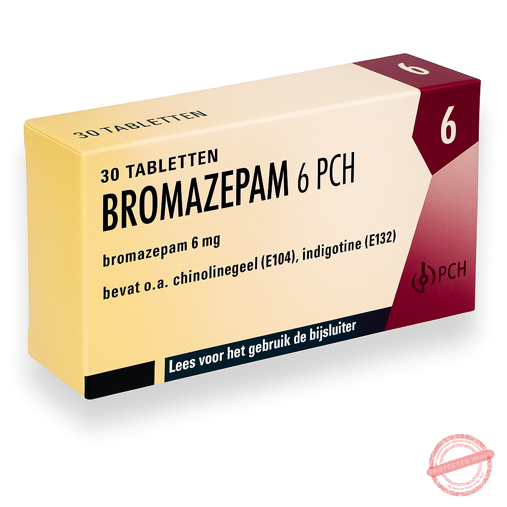 Doosje Bromazepam 6 mg tabletten &ndash; kalmerend middel tegen angst en spanning